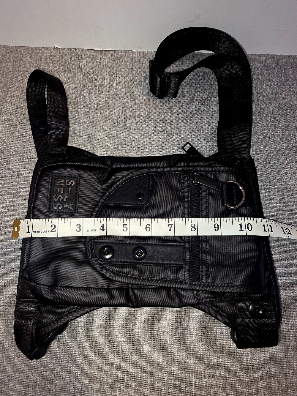 Black Technical Waist And Thigh Bag - Durable Everyday Carry - Picture 11 of 12
